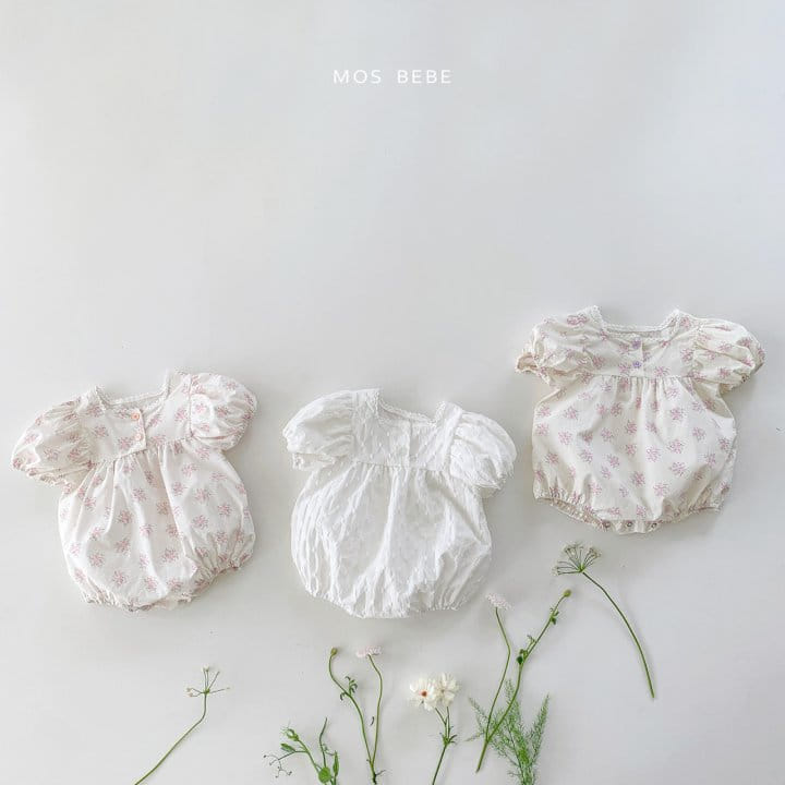 Mos Bebe - Korean Baby Fashion - #onlinebabyshop - Lea Square Body Suit