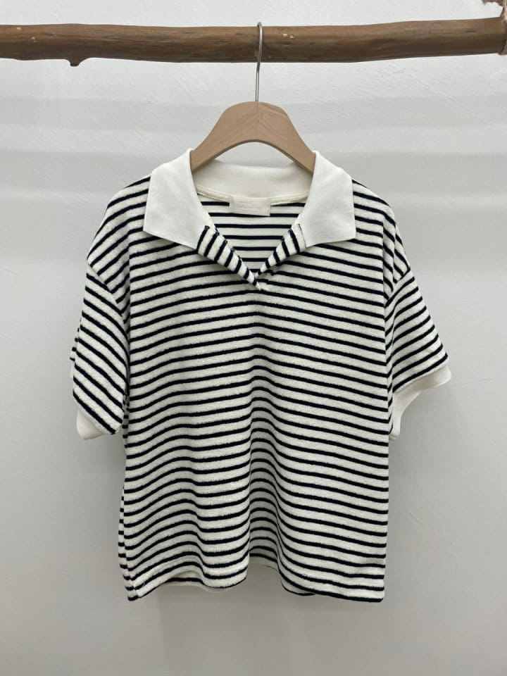 Most - Korean Women Fashion - #womensfashion - Collar ST Tee - 2