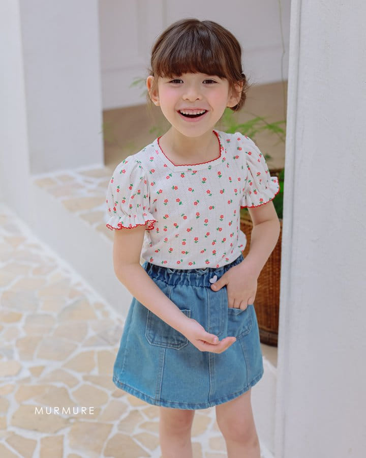 Murmure - Korean Children Fashion - #childofig - Rose Square Tee - 6
