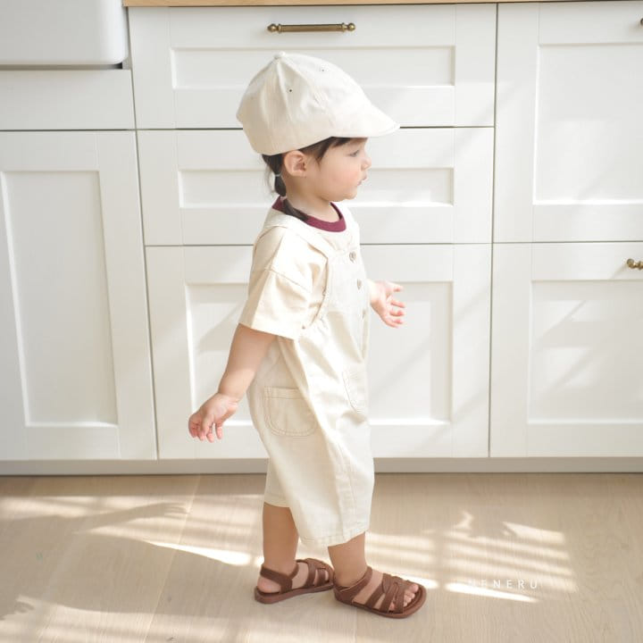 Neneru - Korean Baby Fashion - #babyboutique - Bebe Thompson Dungarees - 3