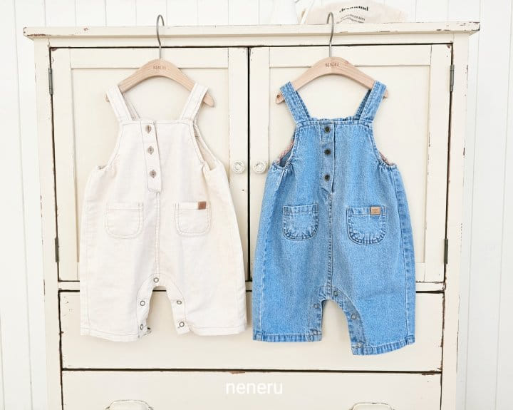 Neneru - Korean Baby Fashion - #babyfever - Bebe Thompson Dungarees - 8