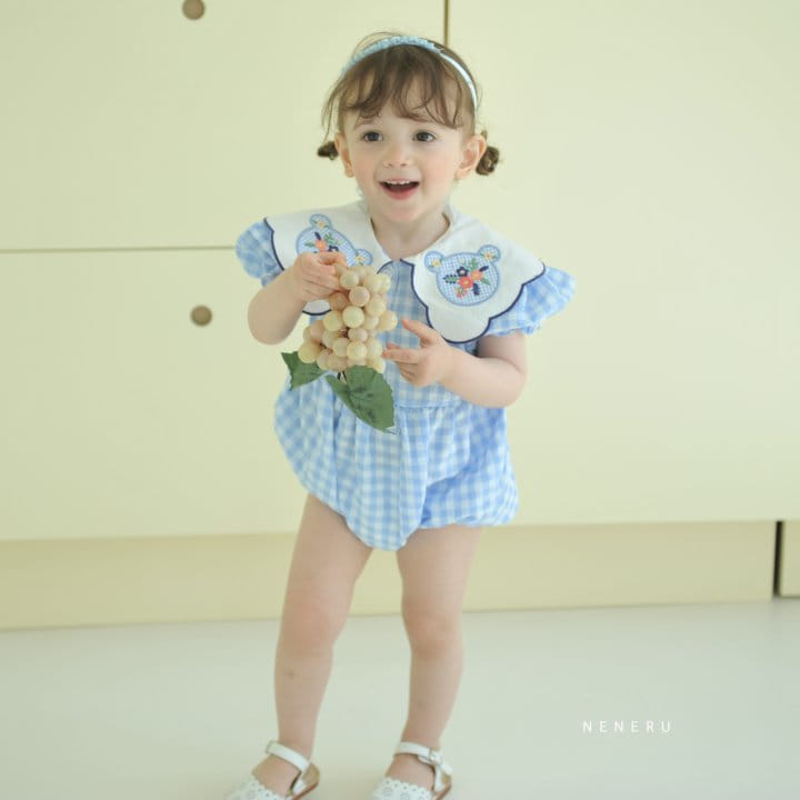 Neneru - Korean Baby Fashion - #babyootd - Bebe Venice Body Suit - 6