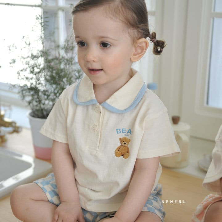 Neneru - Korean Baby Fashion - #babyoutfit - Crew Top Bottom Set - 6