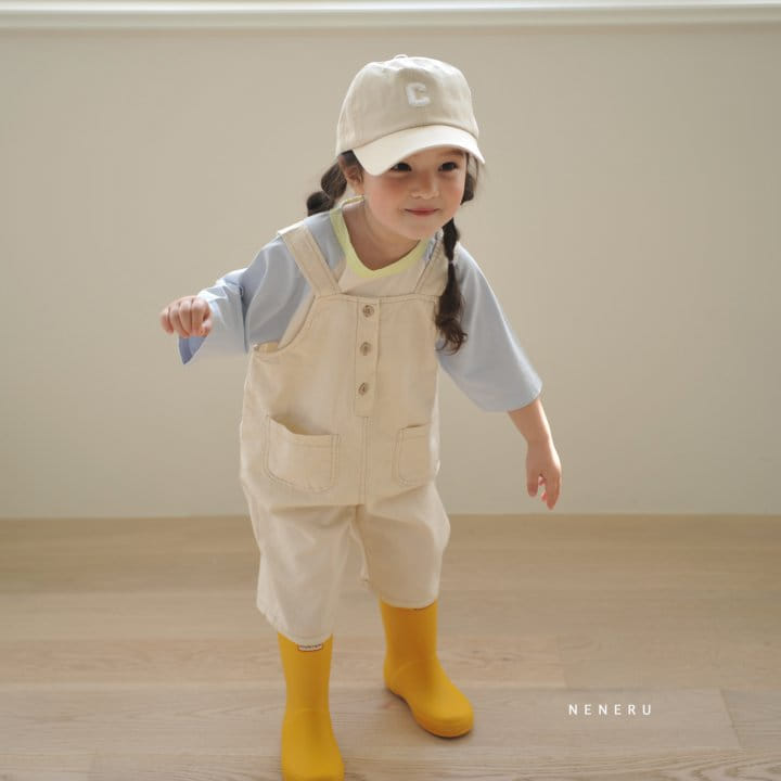 Neneru - Korean Children Fashion - #prettylittlegirls - Thompson Dungarees - 4