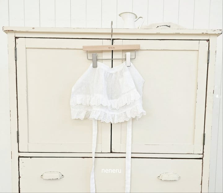 Neneru - Korean Children Fashion - #childofig - Balnc Apron - 4