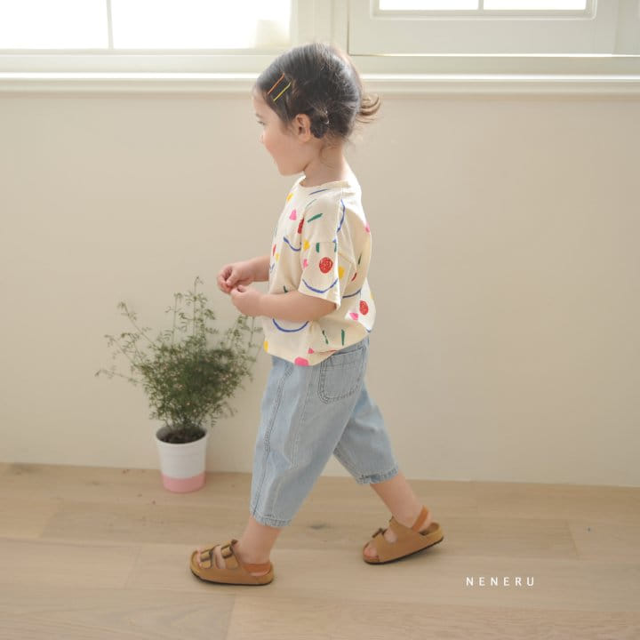 Neneru - Korean Children Fashion - #kidsshorts - Cocoa Dneim Pants - 5