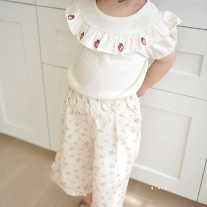 Neneru - Korean Children Fashion - #kidzfashiontrend - Flower Pants - 6