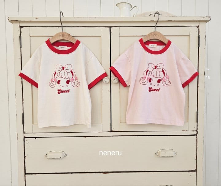 Neneru - Korean Children Fashion - #prettylittlegirls - Ribbon Bbi Bbi Tee - 6