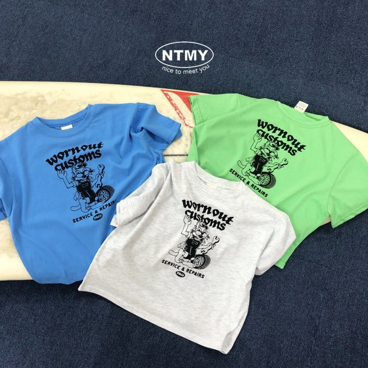 Nice To Meet You - Korean Children Fashion - #designkidswear - Repair Tee - 10