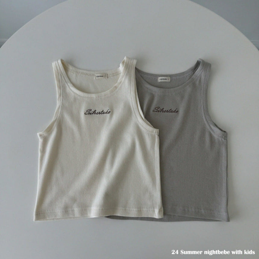 Night Bebe - Korean Children Fashion - #kidsshorts - Mos Sleevelss Tee - 2