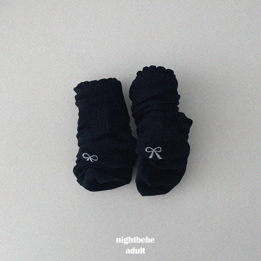 Night Bebe - Korean Children Fashion - #todddlerfashion - Ribbon Socks - 3