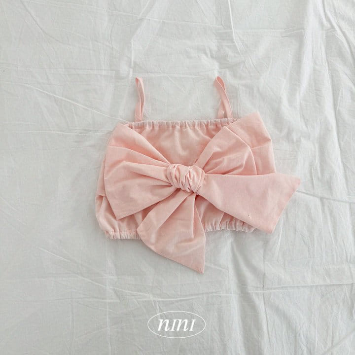 Ninibello - Korean Children Fashion - #stylishchildhood - Big Ribbon Bustier - 4