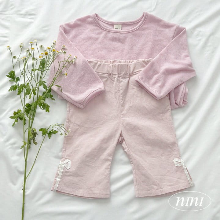 Ninibello - Korean Children Fashion - #childrensboutique - Ribbon Slit Boots Cut Pants - 9