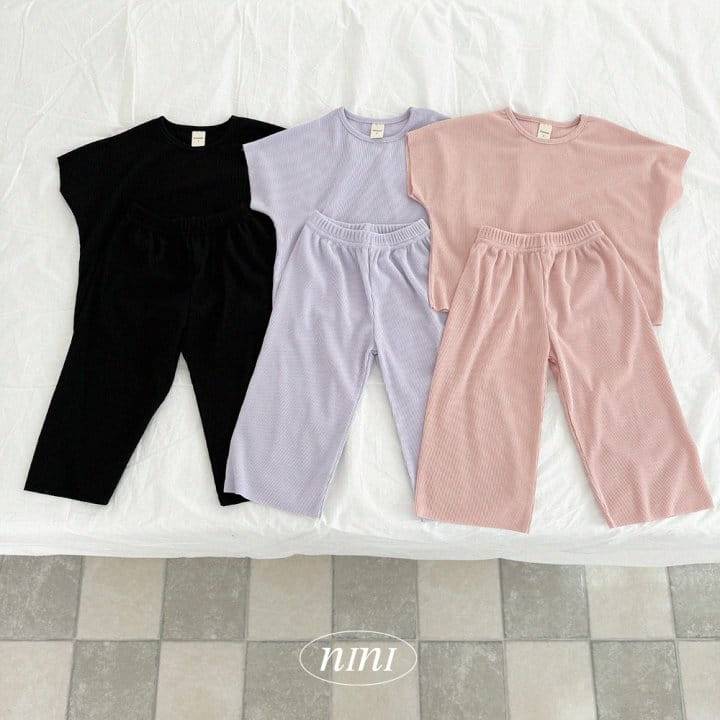 Ninibello - Korean Children Fashion - #designkidswear - Nini Pleats Top Bottom Set