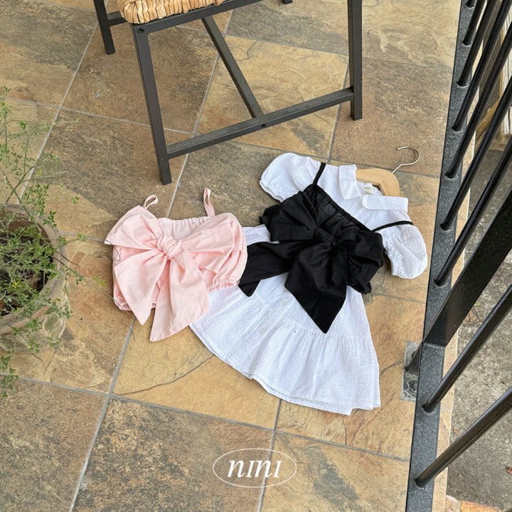 Ninibello - Korean Children Fashion - #fashionkids - Big Ribbon Bustier - 8