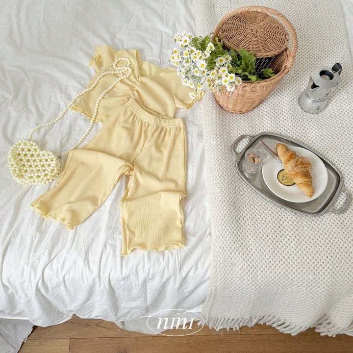 Ninibello - Korean Children Fashion - #discoveringself - Nini Shirring Pleats Top Bottom Set - 4