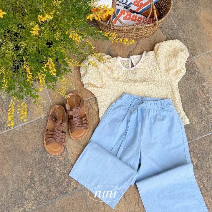 Ninibello - Korean Children Fashion - #kidsshorts - Pon Pon Puff Tee - 11