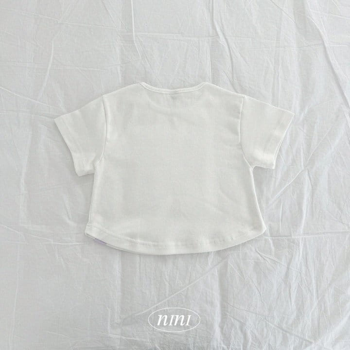 Ninibello - Korean Children Fashion - #kidsstore - Round Short Sleeve Tee - 3