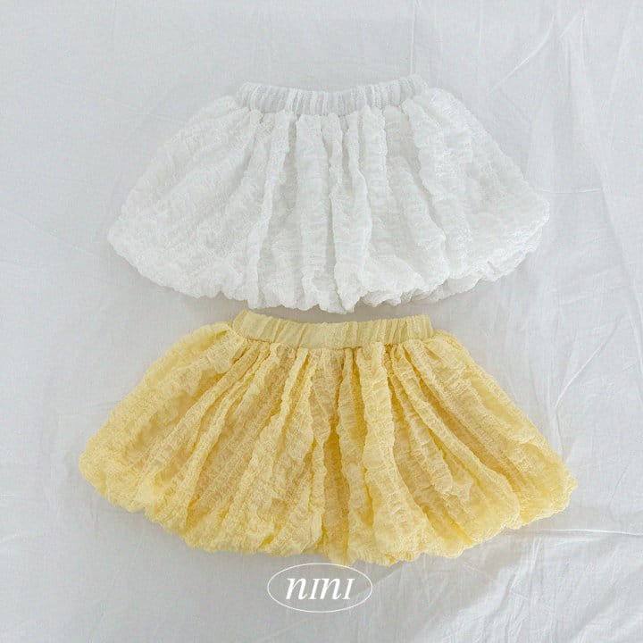 Ninibello - Korean Children Fashion - #kidsstore - Blooming Volume Skirt - 3