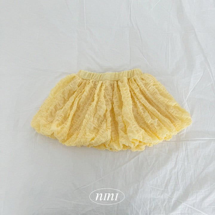 Ninibello - Korean Children Fashion - #kidsstore - Blooming Volume Skirt - 4