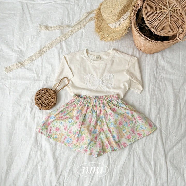 Ninibello - Korean Children Fashion - #littlefashionista - Lace Ribbon Tee - 10