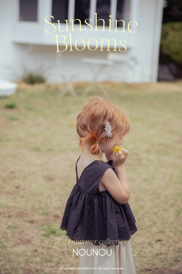 Nounou - Korean Children Fashion - #childofig - V Lace Blouse