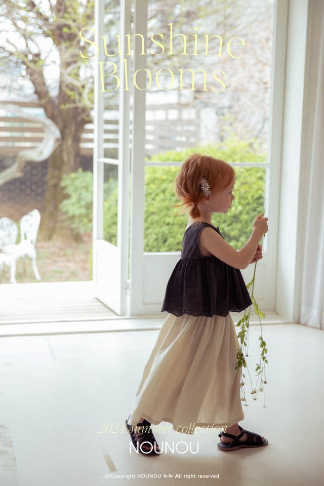 Nounou - Korean Children Fashion - #childrensboutique - V Lace Blouse - 2