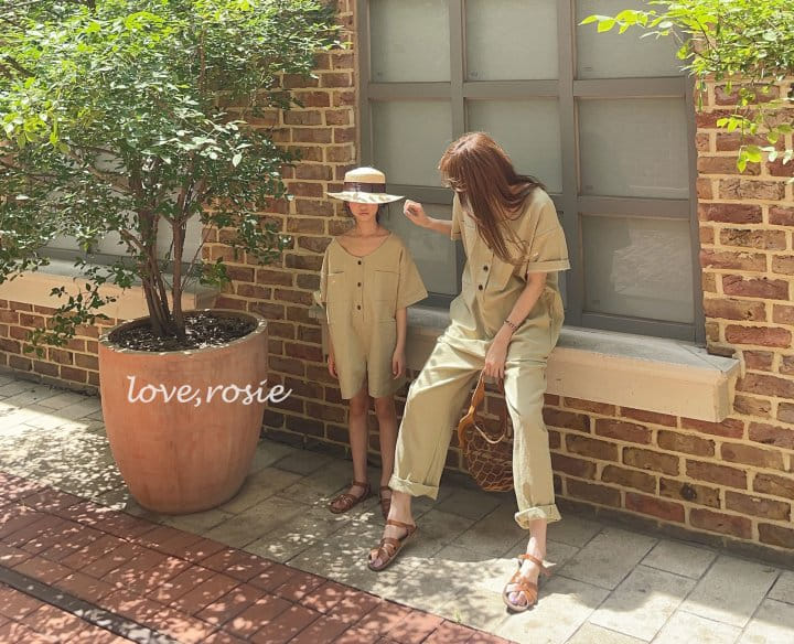 O Wa - Korean Children Fashion - #Kfashion4kids - Nothing Linen Jumpsuit With Mom - 8