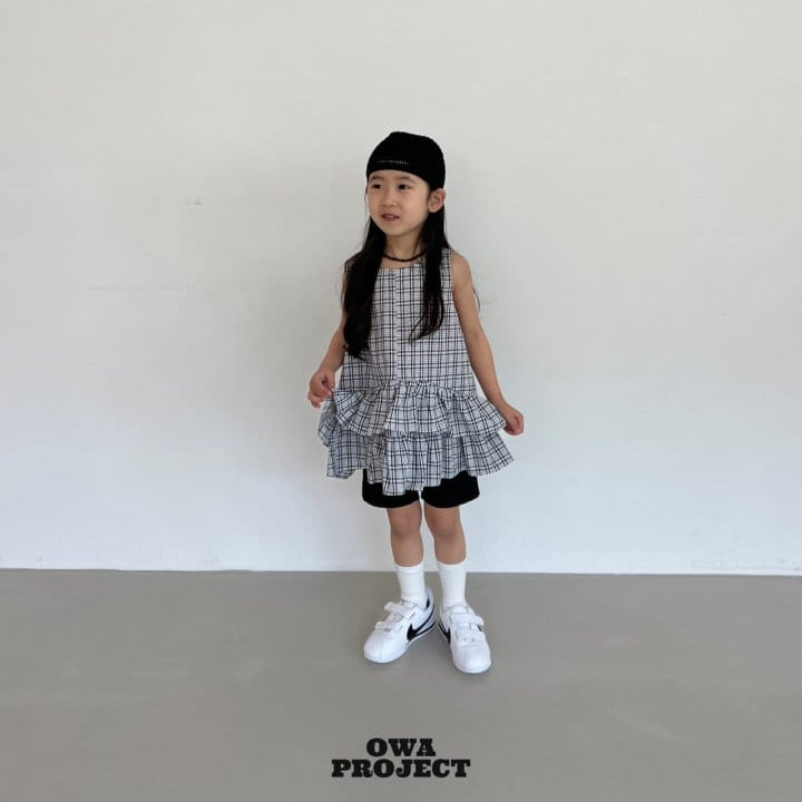 O Wa - Korean Children Fashion - #childofig - Check Kan Kan One-Piece - 10