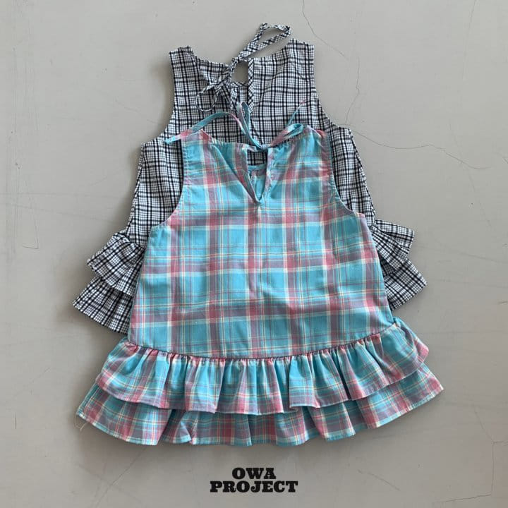 O Wa - Korean Children Fashion - #kidsstore - Check Kan Kan One-Piece - 2