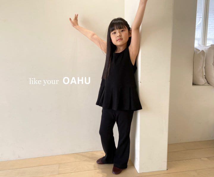 O'Ahu - Korean Children Fashion - #childrensboutique - Coco Pleats Long Sleeveless Tee - 2