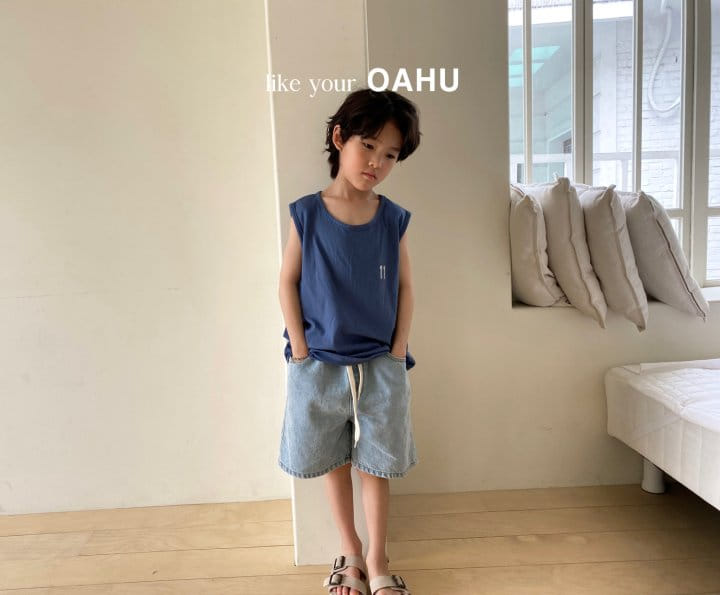 O'Ahu - Korean Children Fashion - #toddlerclothing - Under Denim Shorts - 4
