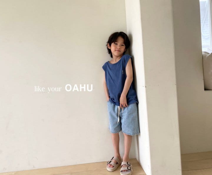 O'Ahu - Korean Children Fashion - #toddlerclothing - Under Denim Shorts - 3