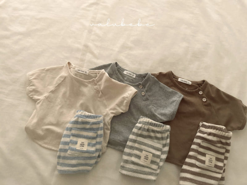 Olivie - Korean Baby Fashion - #babylifestyle - Basic Side Danjack Tee - 6