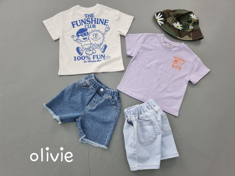 Olivie - Korean Children Fashion - #childofig - Ice Denim Shorts - 7