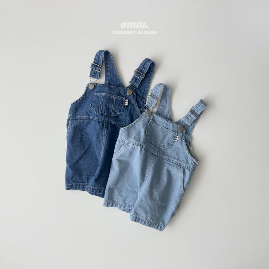 Onu - Korean Children Fashion - #Kfashion4kids - Summer Senim Dungarees