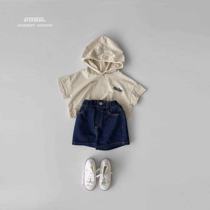 Onu - Korean Children Fashion - #Kfashion4kids - Hoody Short Sleeve Tee - 7