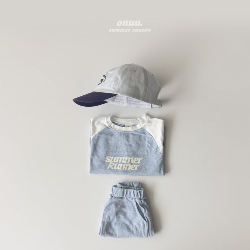 Onu - Korean Children Fashion - #childofig - Summer Slub Top Bottom Set - 4