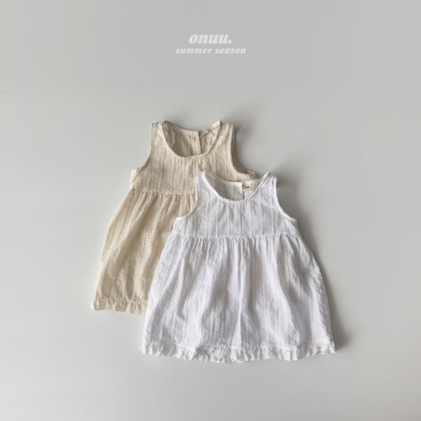Onu - Korean Children Fashion - #designkidswear - Lace One-Piece