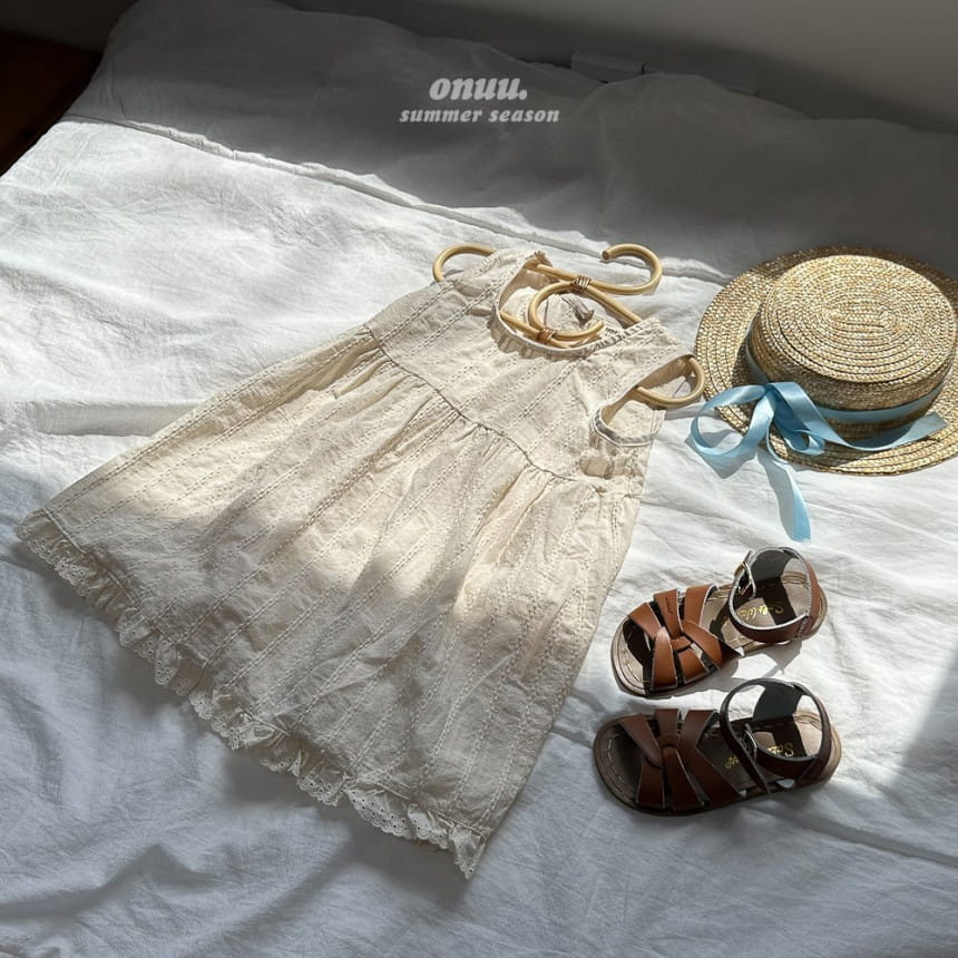 Onu - Korean Children Fashion - #discoveringself - Lace One-Piece - 2