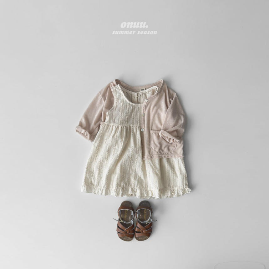 Onu - Korean Children Fashion - #fashionkids - Lace One-Piece - 3