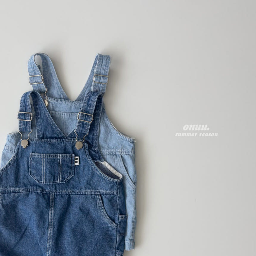Onu - Korean Children Fashion - #fashionkids - Summer Senim Dungarees - 11