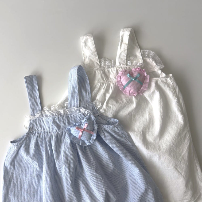 Onu - Korean Children Fashion - #kidsshorts - Heart Broch - 4