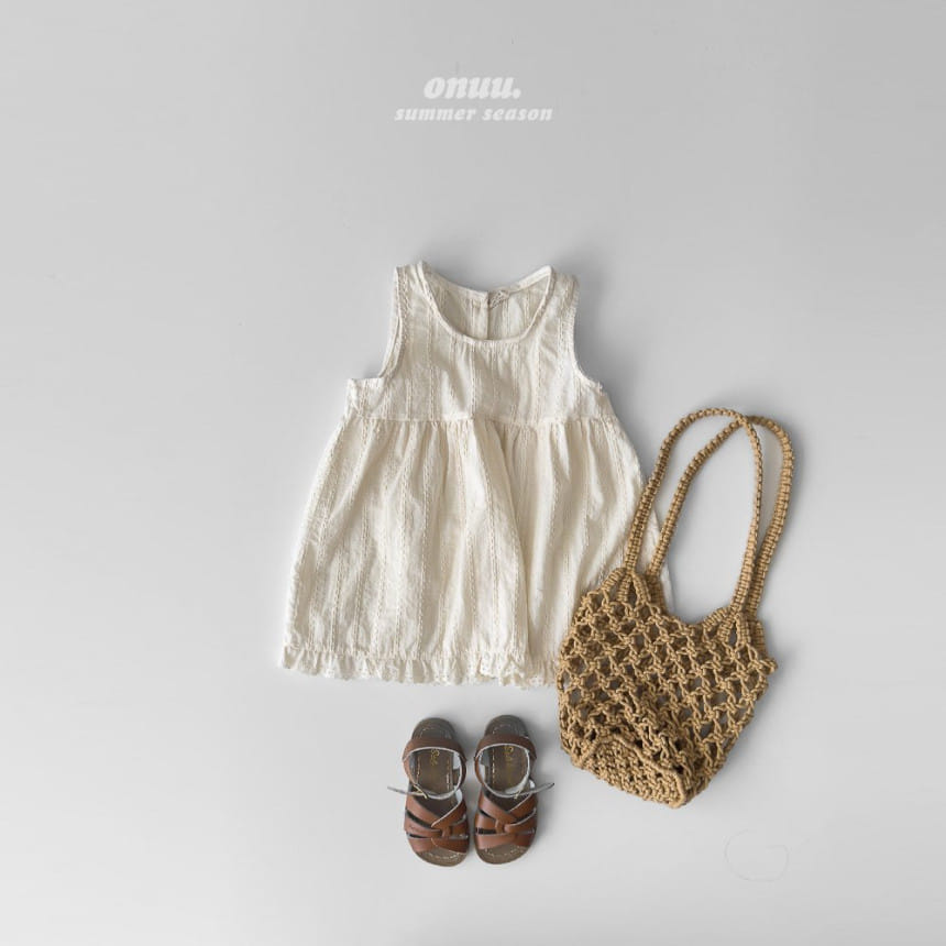 Onu - Korean Children Fashion - #littlefashionista - Lace One-Piece - 8