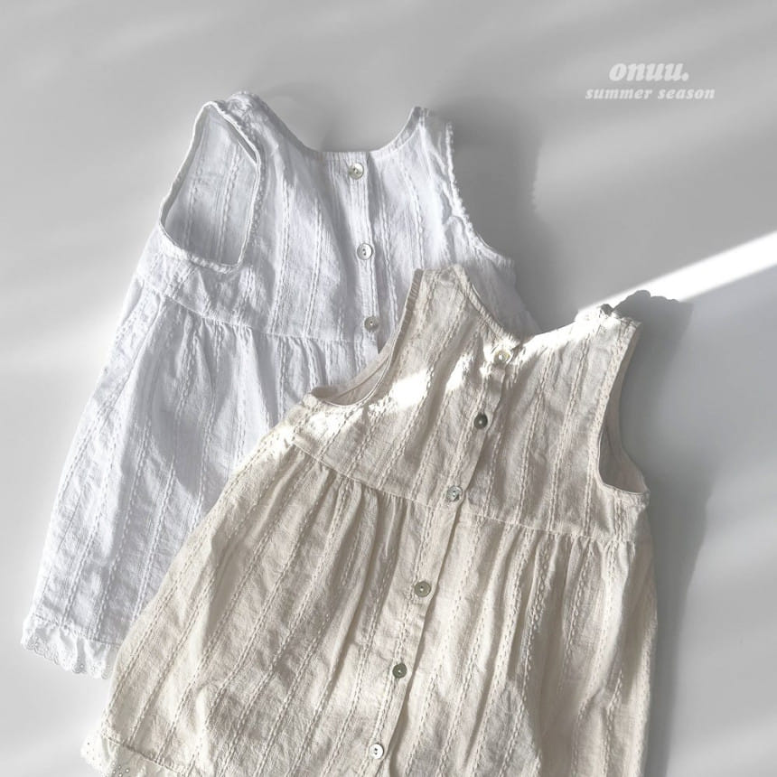 Onu - Korean Children Fashion - #magicofchildhood - Lace One-Piece - 9
