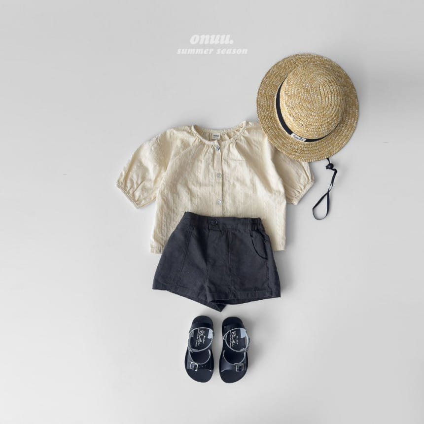 Onu - Korean Children Fashion - #minifashionista - Shirring Blouse - 8