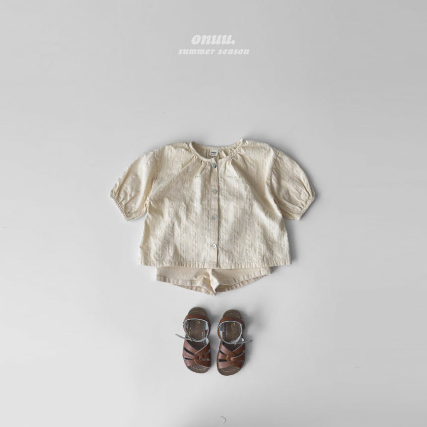 Onu - Korean Children Fashion - #todddlerfashion - Shirring Blouse - 10