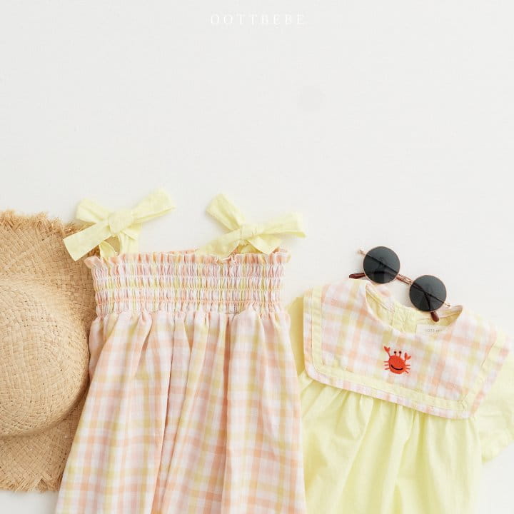 Oott Bebe - Korean Baby Fashion - #babyboutique - Crap Collar Body Suit - 7