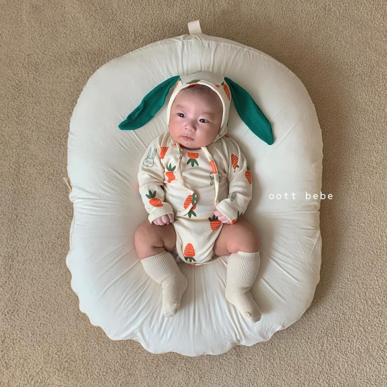 Oott Bebe - Korean Baby Fashion - #babyboutique - Vegetable Long Sleeve Set - 3