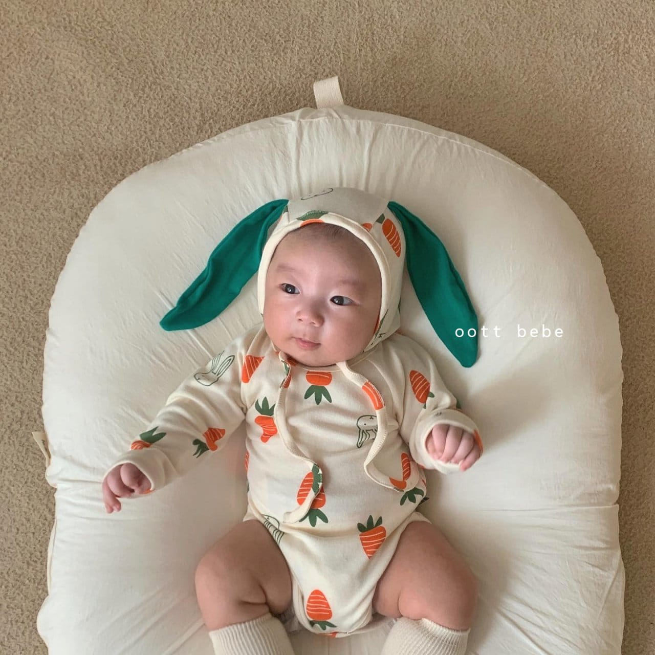 Oott Bebe - Korean Baby Fashion - #babyboutiqueclothing - Vegetable Long Sleeve Set - 5